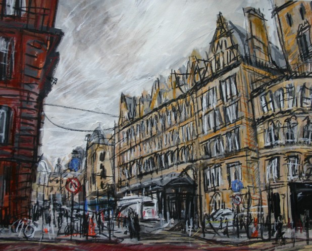 'Outside Glasgow Central Station' by artist Matthew Thompson